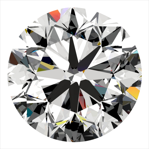 0.51 carat E-VVS1 Very Good cut Natūralus Round Deimantas (1)
