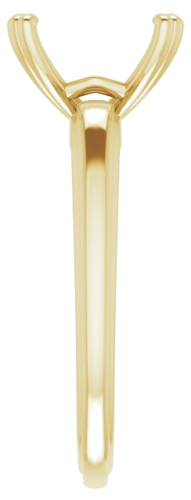 Sužadėtuvių Žiedas „Solitaire“ 417 Geltonojo Aukso Oval 12mm x 10mm (4)