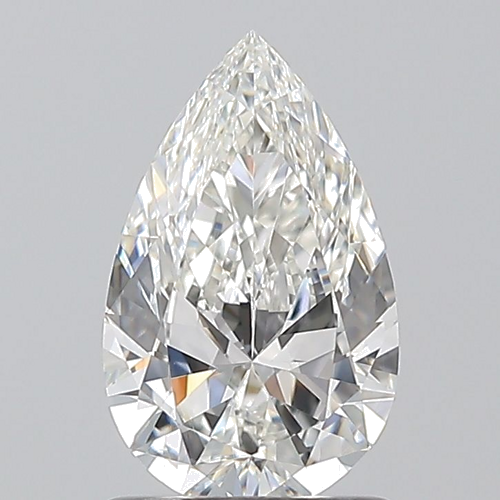 1.01 carat G-VVS1 Natūralus Pear Deimantas (1)