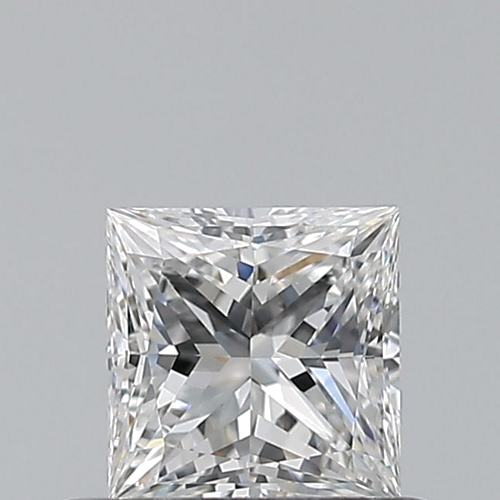 0.5 carat E-VVS1 Natūralus Princess Deimantas (1)