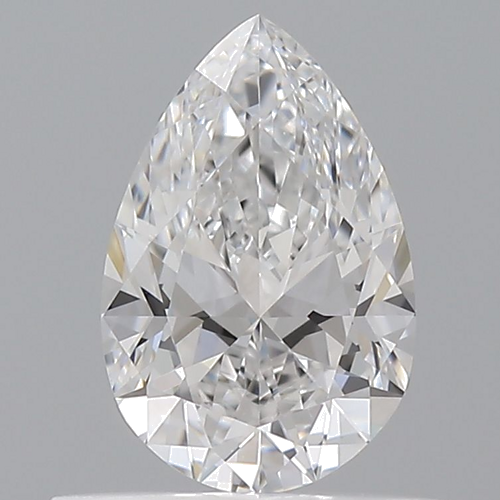 0.52 carat D-VVS2 Natūralus Pear Deimantas (1)