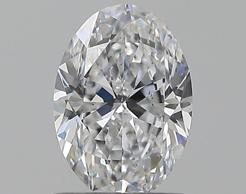 0.81 carat D-SI1 Natūralus Oval Deimantas (1)