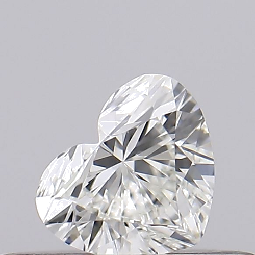 0.2 carat J-VVS1 Natūralus Heart Deimantas (1)