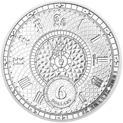 1 oz Chronos Tokelau sudraba monēta (Dažādi gadi) (5)