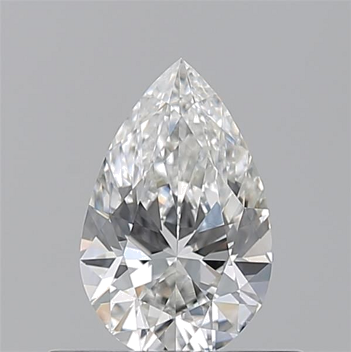 0.5 carat F-VS2 Natūralus Pear Deimantas (1)