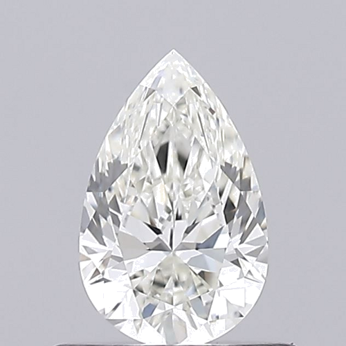 0.5 carat I-IF Natūralus Pear Deimantas (1)