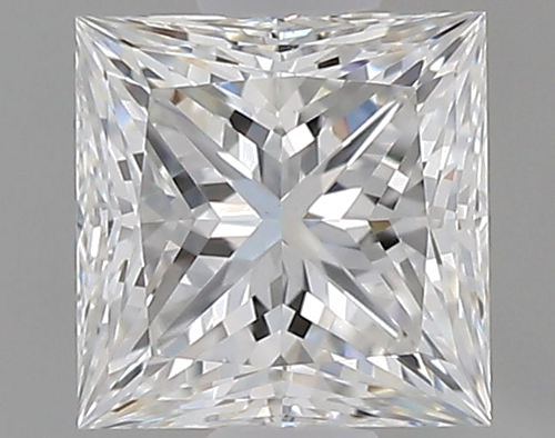0.61 carat F-VS1 Natūralus Princess Deimantas (1)
