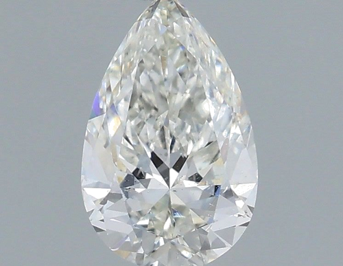 0.6 carat H-SI1 Natūralus Pear Deimantas (1)