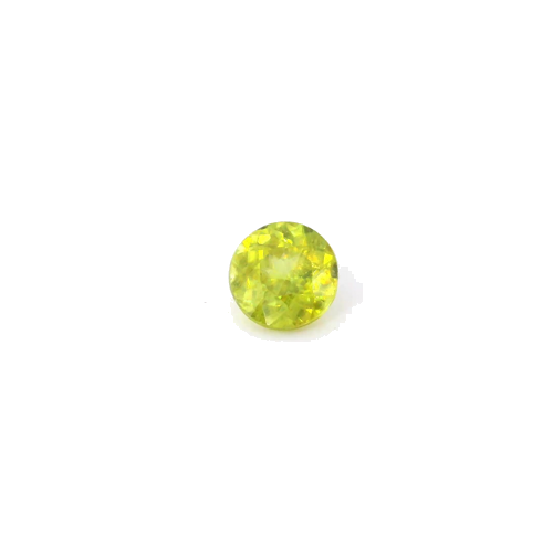 0.58 carat YELLOW Round Sphene (1)