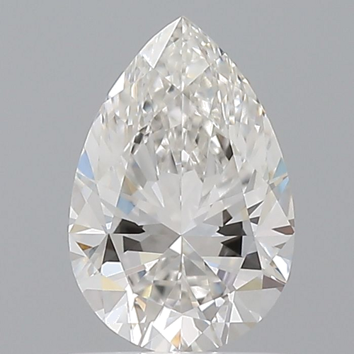 0.5 carat F-IF Natūralus Pear Deimantas (1)