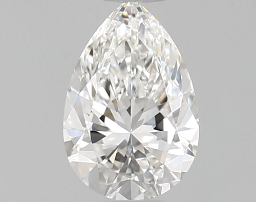 0.58 carat G-VVS2 Natūralus Pear Deimantas (1)