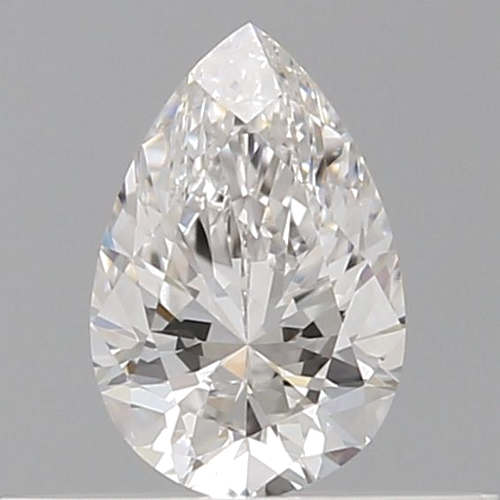 0.3 carat F-VVS1 Natūralus Pear Deimantas (1)