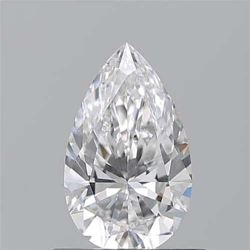 0.7 carat D-VS2 Natūralus Pear Deimantas (1)