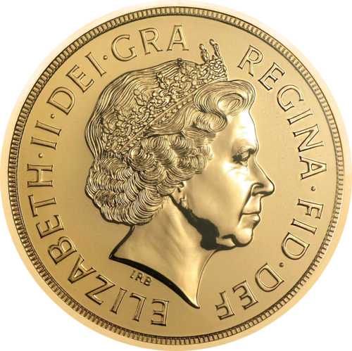 Soverenas Elžbieta II 2012 auksinė moneta (2)