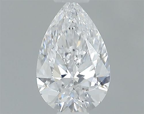 0.32 carat D-VS2 Natūralus Pear Deimantas (1)