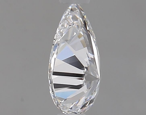 0.6 carat D-VVS1 Natūralus Pear Deimantas (1)