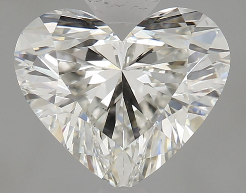 1.8 carat H-VS2 Natūralus Heart Deimantas (1)