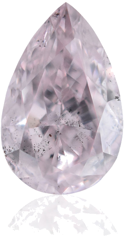 0.23 carat Fancy Light  Pink-SI2 Natūralus Pear Deimantas (1)