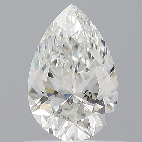 0.5 carat H-SI1 Natūralus Pear Deimantas (1)