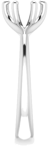Sužadėtuvių Žiedas „Solitaire“ 585 Baltojo Aukso Round 6mm (4)