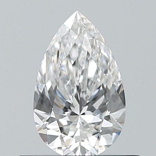 0.51 carat E-VS2 Natūralus Pear Deimantas (1)