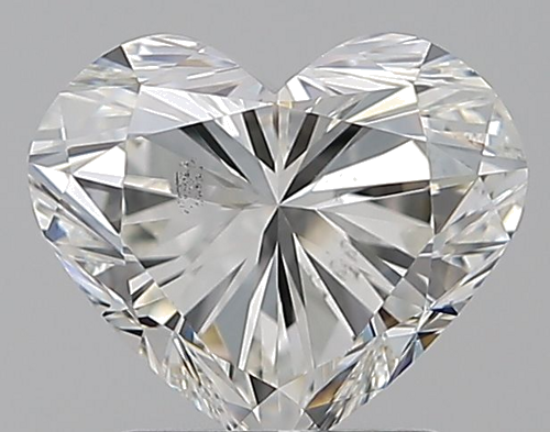 1.8 carat H-SI1 Natūralus Heart Deimantas (1)