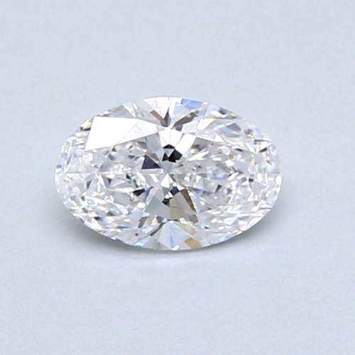0.53 carat D-VS1 Natūralus Oval Deimantas (1)