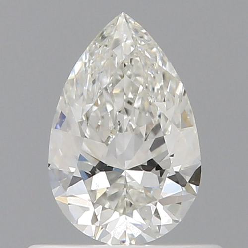 0.5 carat H-VS2 Natūralus Pear Deimantas (1)