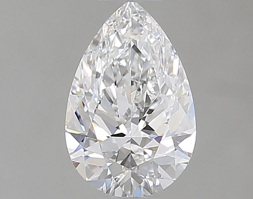 0.54 carat F-SI1 Natūralus Pear Deimantas (1)