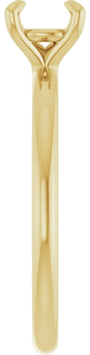 Sužadėtuvių Žiedas „Solitaire“ 10k yellow gold Round 5.8mm (4)