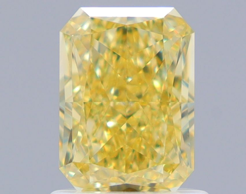 1.16 carat Fancy Intense Yellow-VS1 Natūralus Radiant Deimantas (1)