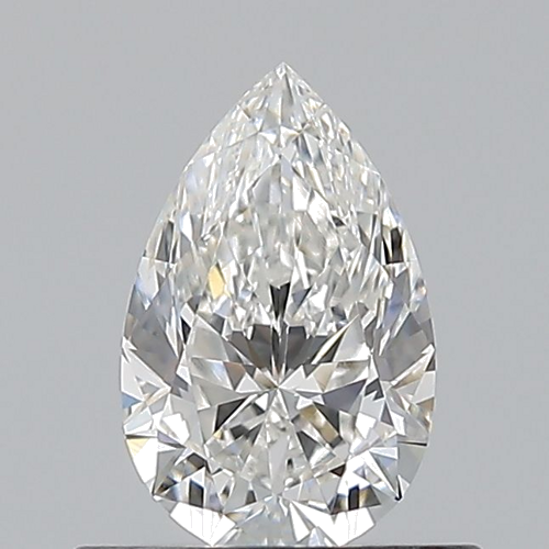 0.56 carat F-VS1 Natūralus Pear Deimantas (1)