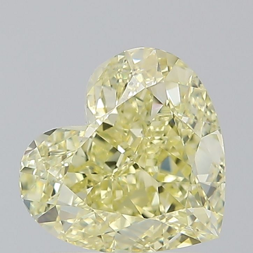 2.14 carat Fancy Yellow-VS1 Natūralus Heart Deimantas (1)