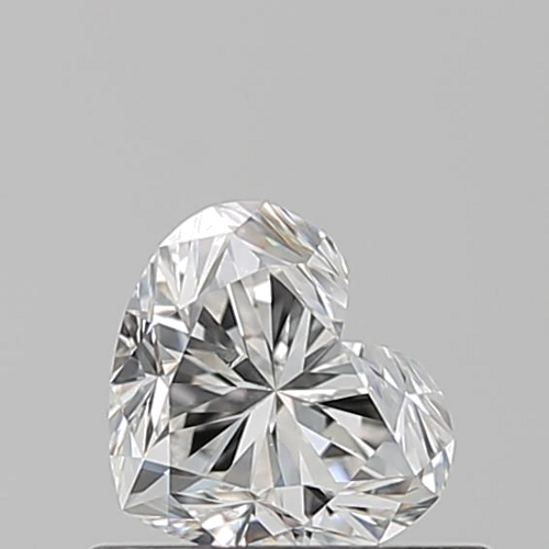0.53 carat F-SI1 Natūralus Heart Deimantas (1)