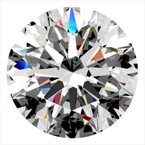 0.41 carat E-VVS1 Excellent cut Natūralus Round Deimantas (1)