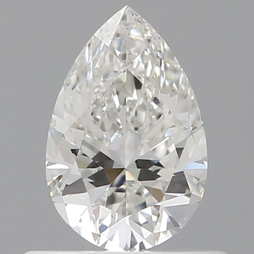 0.52 carat F-VVS1 Natūralus Pear Deimantas (1)