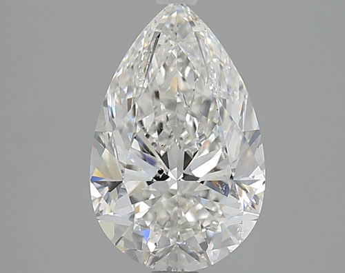 2.51 carat G-SI2 Natūralus Pear Deimantas (1)