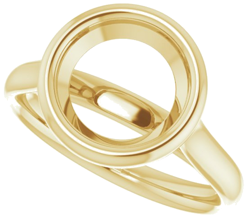 Sužadėtuvių Žiedas „Bezel-Set Solitaire“ 14k yellow gold Round 9mm (5)
