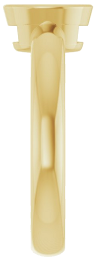 Sužadėtuvių Žiedas „Bezel-Set Solitaire“ 10k yellow gold Oval 7mm x 5mm (4)