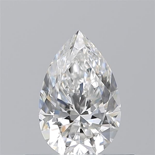 0.5 carat G-VS1 Natūralus Pear Deimantas (1)