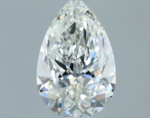 0.71 carat G-VS2 Natūralus Pear Deimantas (1)
