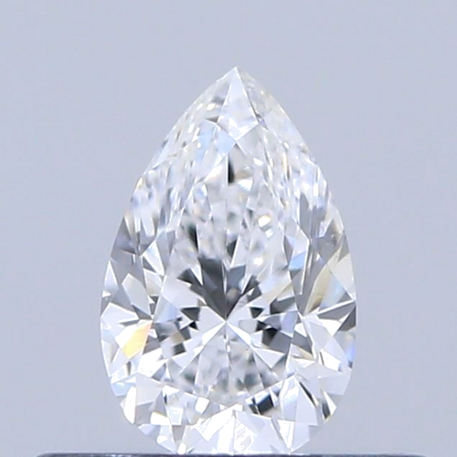 0.3 carat D-VS1 Natūralus Pear Deimantas (1)