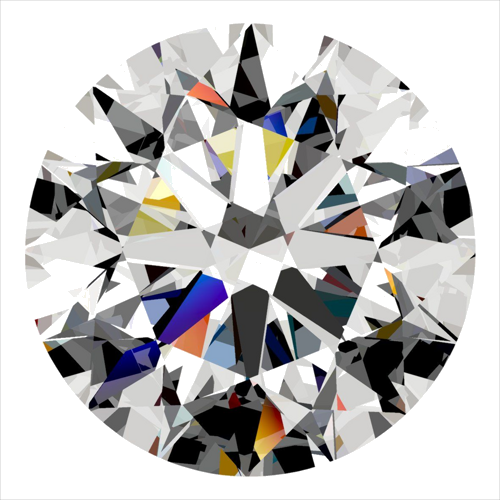 0.3 carat I-VS1 Excellent cut Natūralus Round Deimantas (1)