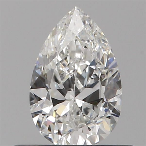 0.41 carat F-VVS1 Natūralus Pear Deimantas (1)