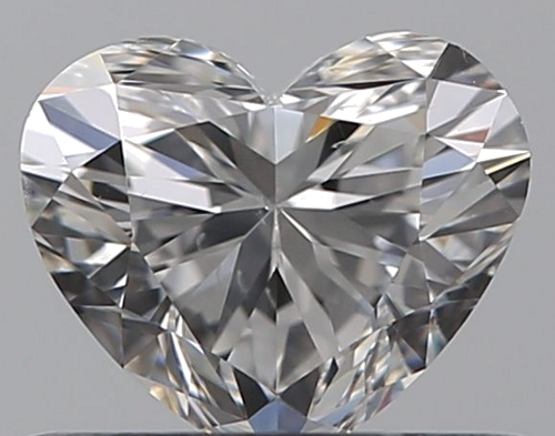 0.5 carat E-SI1 Natūralus Heart Deimantas (1)