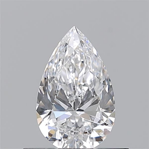 0.51 carat D-VVS2 Natūralus Pear Deimantas (1)