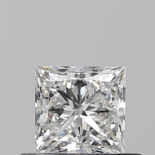 0.51 carat E-VS2 Natūralus Princess Deimantas (1)
