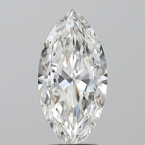 2.5 carat F-VVS2 Natūralus Marquise Deimantas (1)