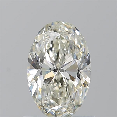 0.9 carat K-SI1 Natūralus Oval Deimantas (1)