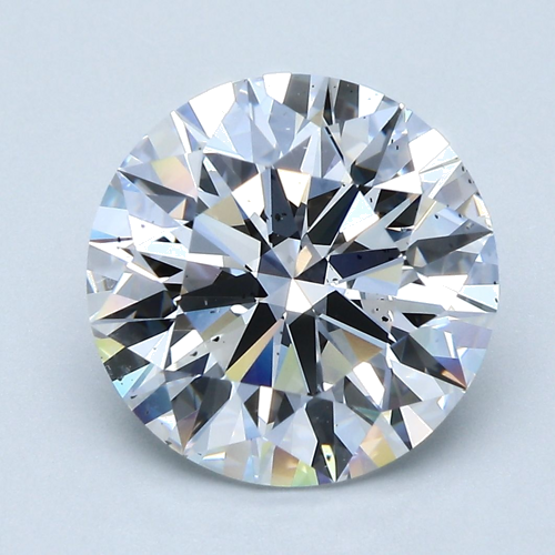 5.01 carat D-SI1 Excellent cut Natūralus Round Deimantas (1)